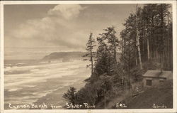 Cannon Beach From Silver Point Oregon Postcard Postcard