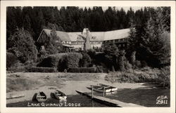 Lake Quinault Lodge Washington Postcard Postcard