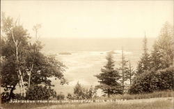 Surf Scene from Holly Inn Postcard