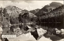 Longs Peak and Bear Lake Rocky Mountain National Park, CO Postcard Postcard