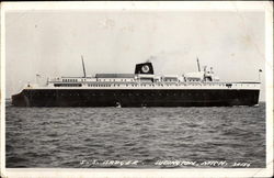 SS Badger Ludington, MI Postcard Postcard