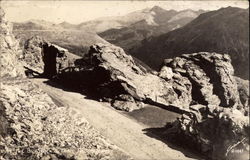 At the Big Rocks Trail, Ridge Road Postcard