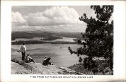 View from Rattlesnake Mountain - Squam Lake Postcard