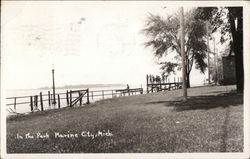 In The Park Marine City, MI Postcard Postcard