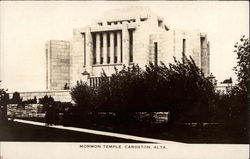 Mormon Temple Postcard