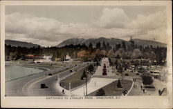 Entrance to Stanley Park Postcard