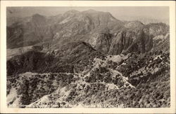 General's Highway from Moro Rock, Sequoia Nat'l Park Postcard