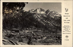 Dream Mountain and June Lake Village Postcard