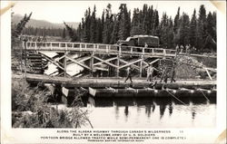 Pontoon Bridge Allowed Traffic While Semi-Permanent One is Completed Postcard