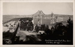 San Francisco Bay Bridge - Cantilever and East Bay Span Postcard