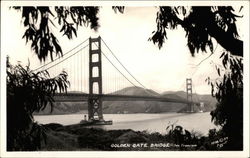 Golden Gate Bridge Postcard