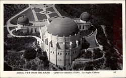 Aerial View from the South, Griffith Observatory Postcard