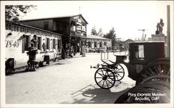 Pony Express Museum Arcadia, CA Postcard Postcard
