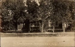 A Residence Bottineau, ND Postcard Postcard