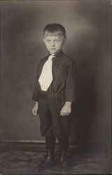 Portrait of Young Boy with White Tie Portrait of Young Boy with White Tie