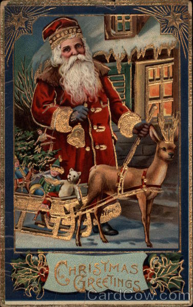 Christmas Greetings Santa Claus