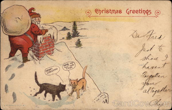 Christmas Greetings Santa Claus