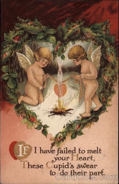 Cupids with Heart and Fire