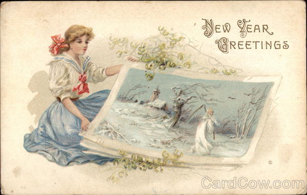 New Year Greetings Beautiful Ladies