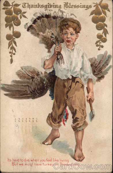 Thanksgiving Blessings Turkeys