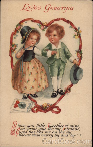 Love's Greeting Ellen Clapsaddle Children