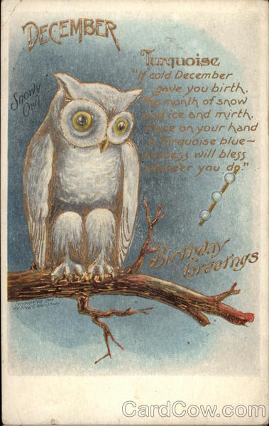 Birthday Greetings; December