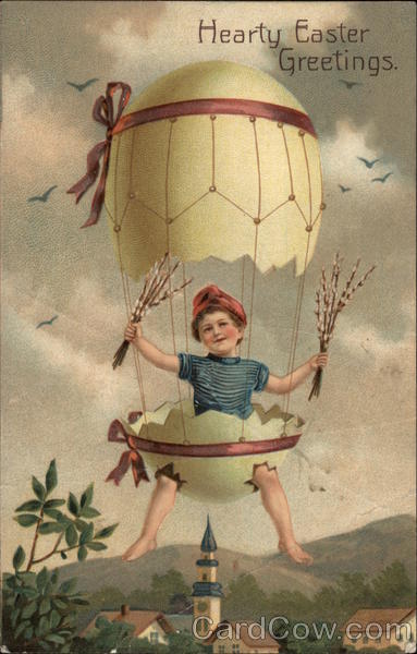 Hearty Easter Greetings With Children