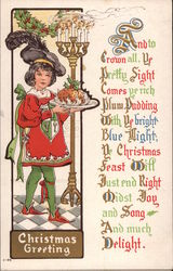 Christmas Greeting Postcard