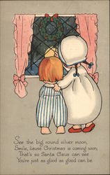 See the big, round silver moon Postcard