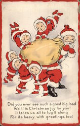 Did you ever see such a great big load Postcard