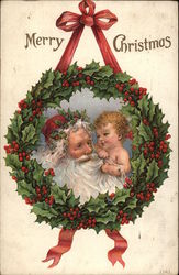 Merry Christmas - Santa Claus Postcard