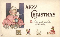 Happy Christmas Postcard