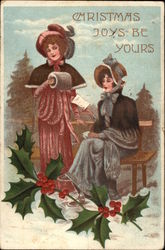 Christmas Joys Be Yours - Young Women Postcard