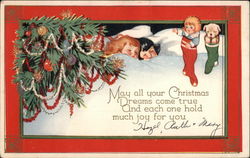 May all your Christmas dreams come true Postcard