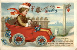 St. Valentine's Greeting Postcard