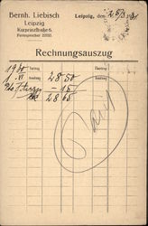 Bernh. Liebisch  Postcard