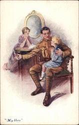 "My Hero" Postcard