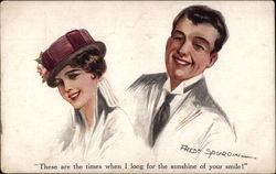 These are the times when I long for the sunshone of your smile ! Couples Postcard Postcard