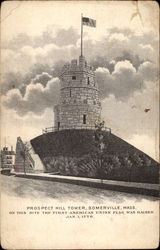 Prospect Tower Somerville, MA Postcard Postcard