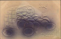 Basket of Fruit Postcard