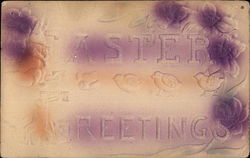 Easter Greetings Postcard