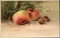 Apples and Nuts Fruit Postcard Postcard