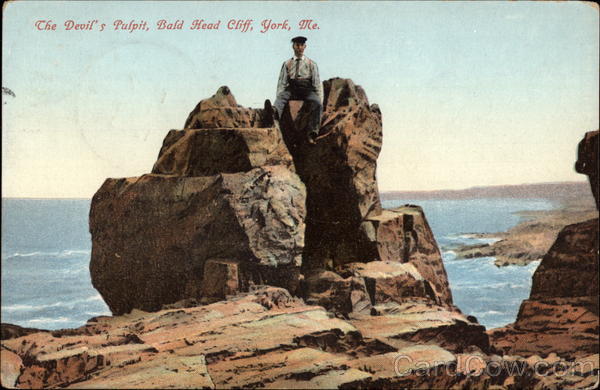The Devil's Pulpit, Bald Head Cliff York Maine