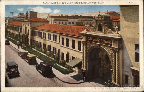 Paramount Famous Lasky Studio Hollywood California