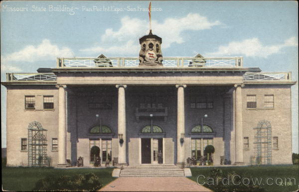 Missouri State Building, Pan-Pac Int. Exposition, 1915 San Francisco California