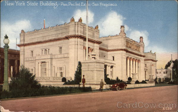 New York State Building San Francisco California 1915 Panama-Pacific Exposition