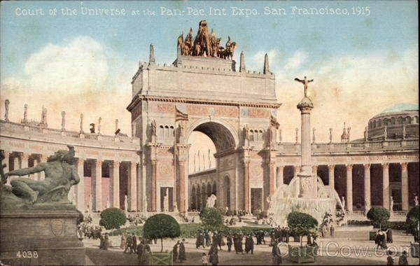 Court of the Universe San Francisco California 1915 Panama-Pacific Exposition