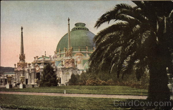 Palace of Horticulture, Looking across the Great South Gardens San Francisco California