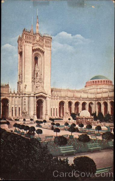 Mullgardt's Tower - Court of Abundance at the Panama Pacific International Exposition San Francisco California