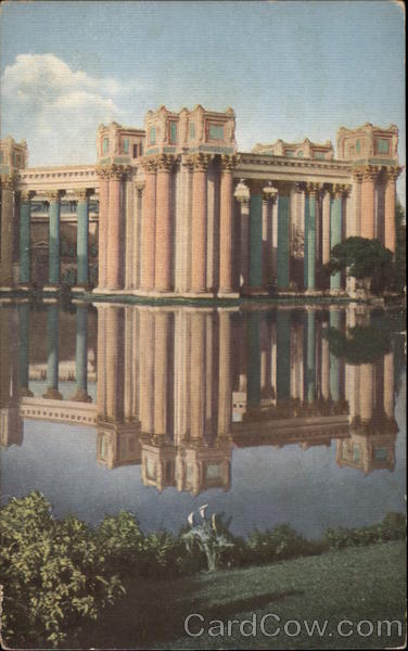 Colonnades - Palace of Fine Arts at the Panama Pacific International Exposition, 1915 San Francisco California